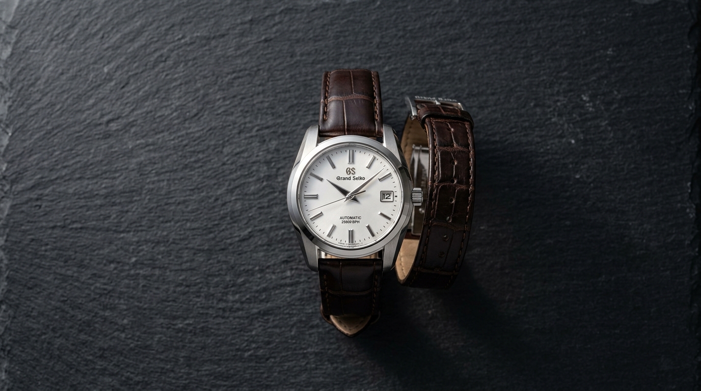 luxury mechanical watch detail