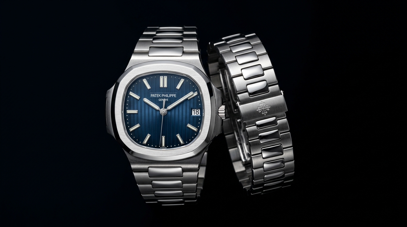 luxury mechanical watch detail