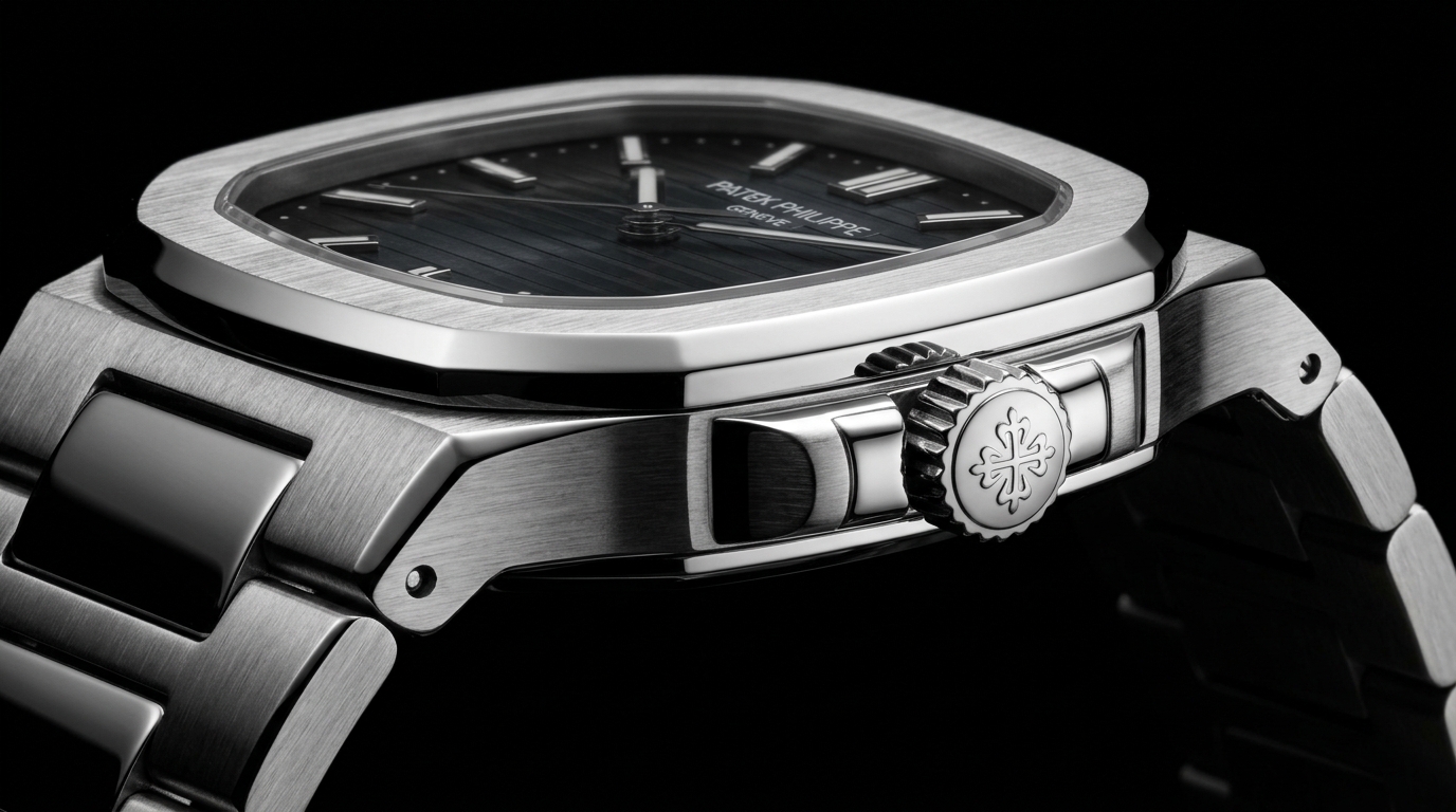 luxury mechanical watch detail