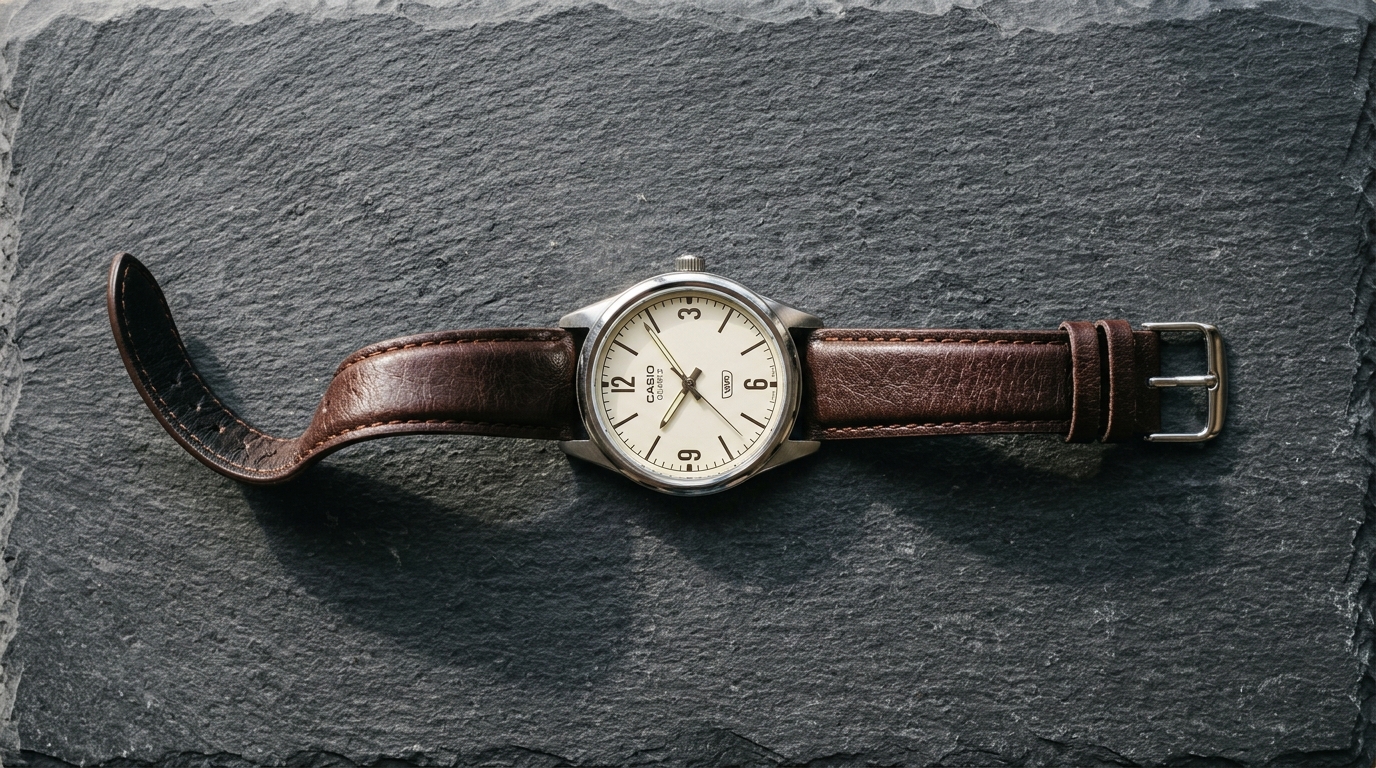 luxury mechanical watch detail