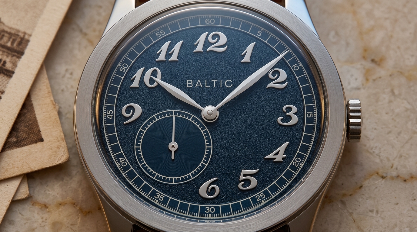 luxury mechanical watch detail