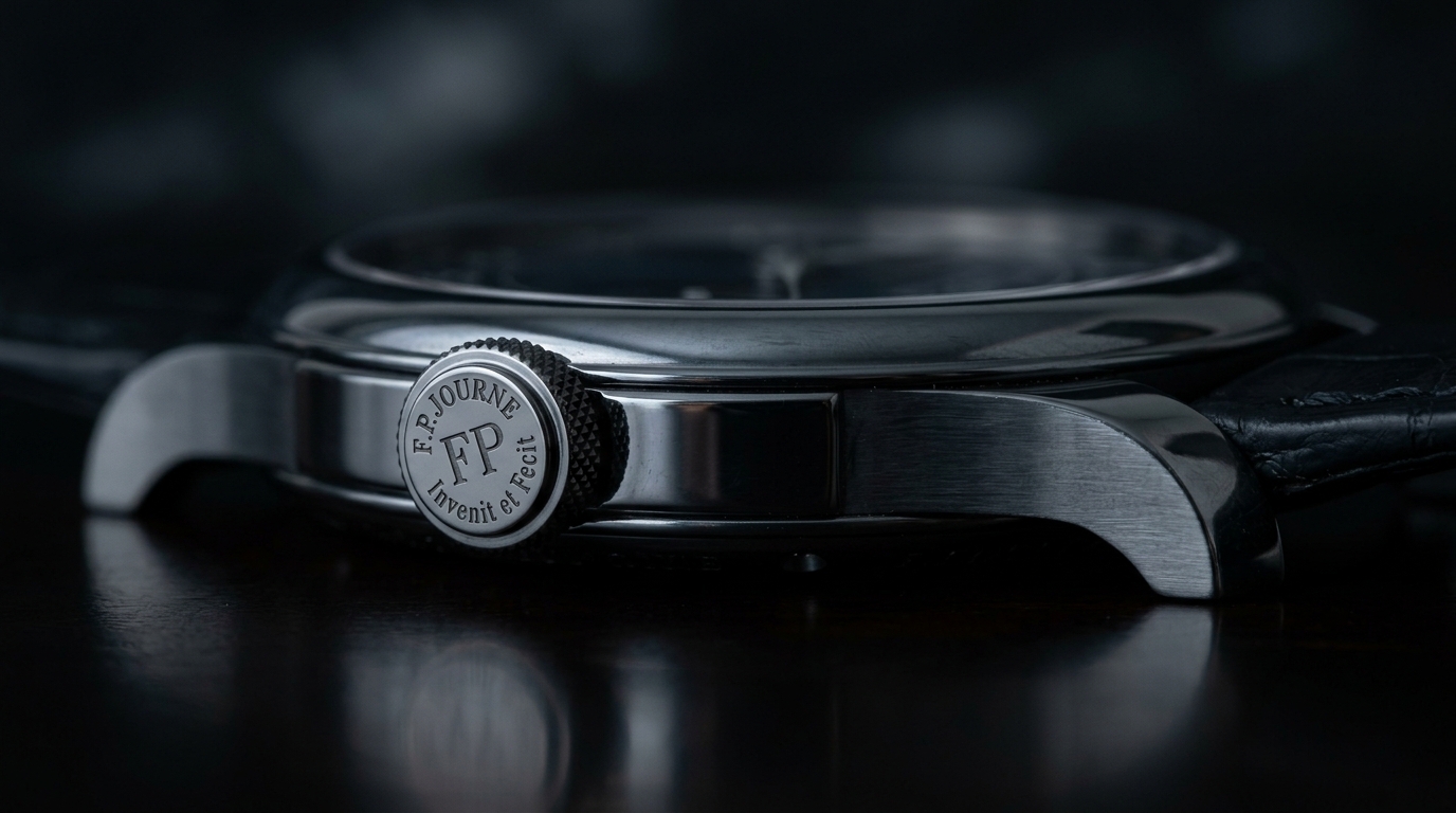 luxury mechanical watch detail