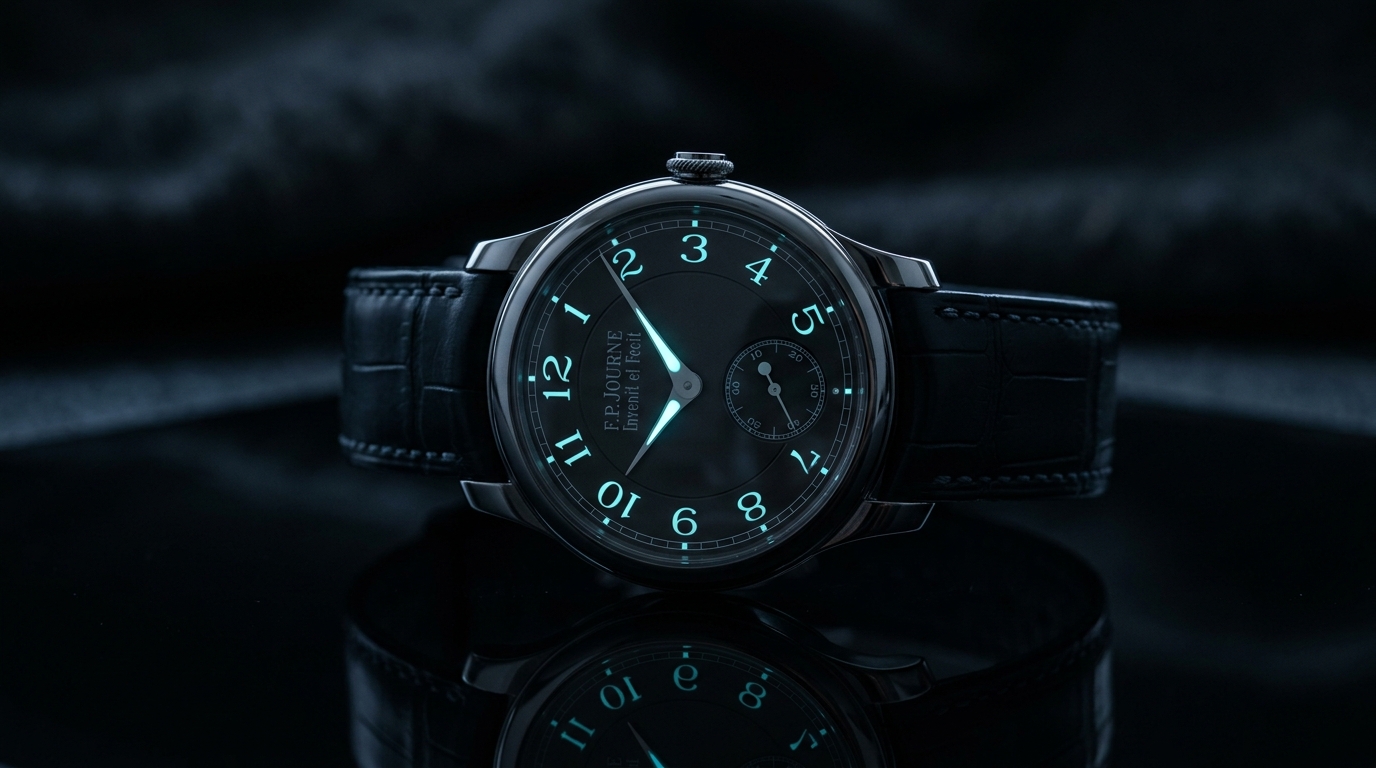 luxury mechanical watch detail