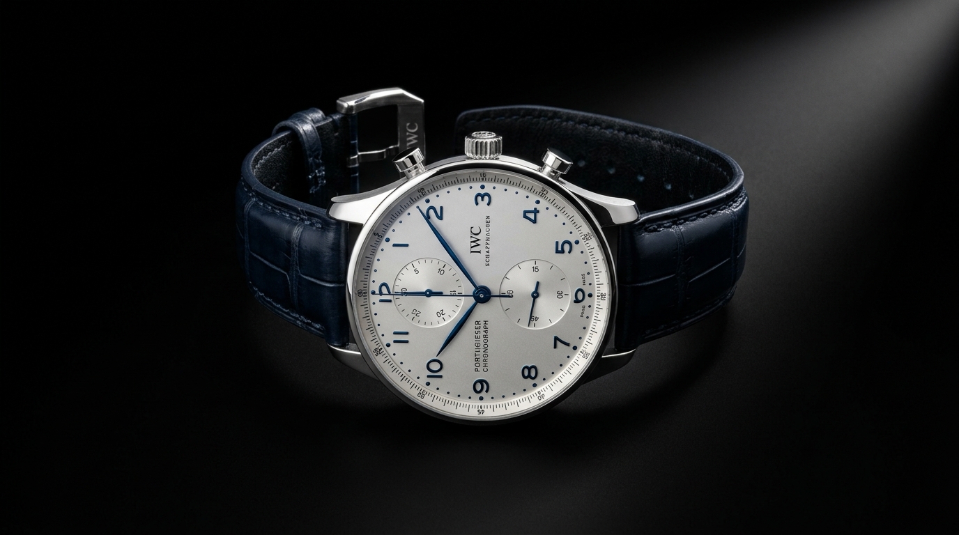 luxury mechanical watch detail