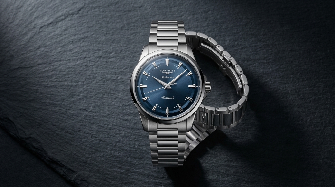 luxury mechanical watch detail