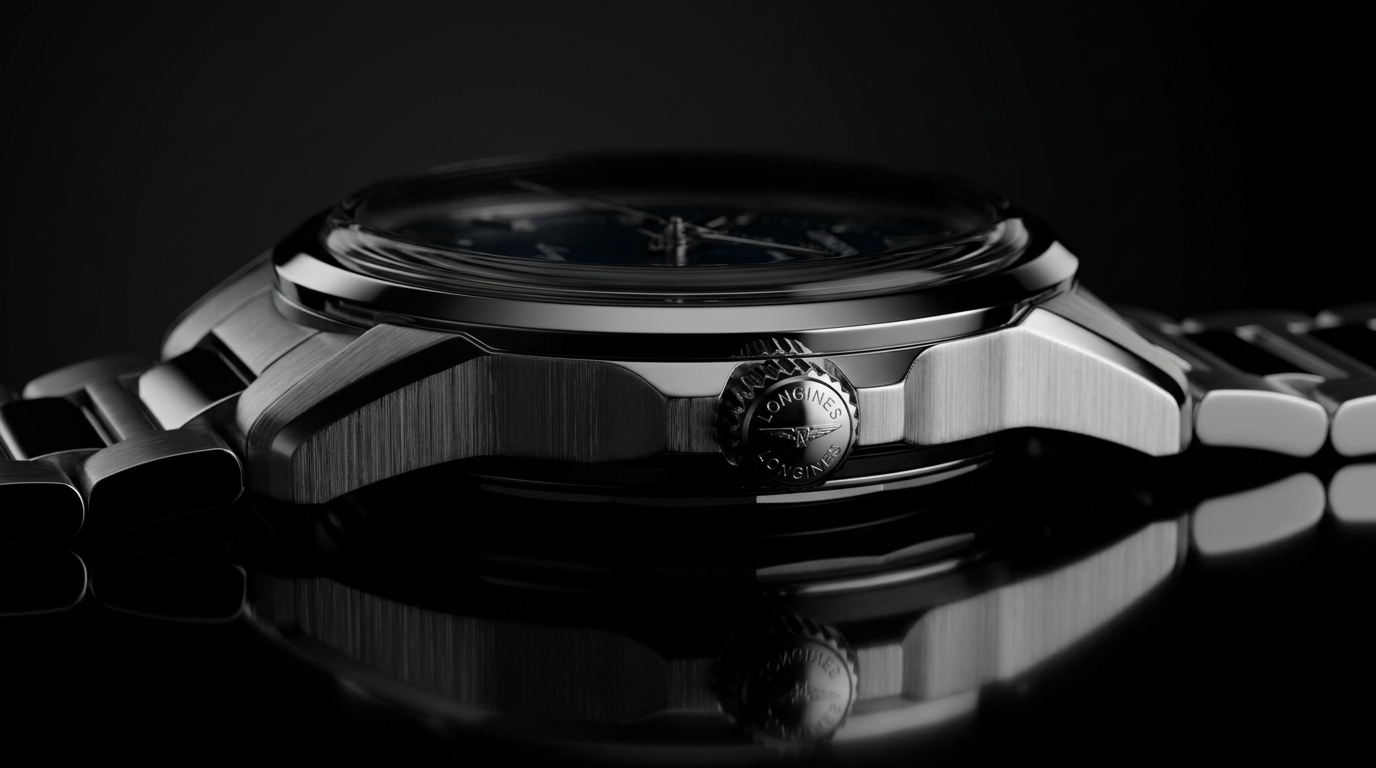 luxury mechanical watch detail