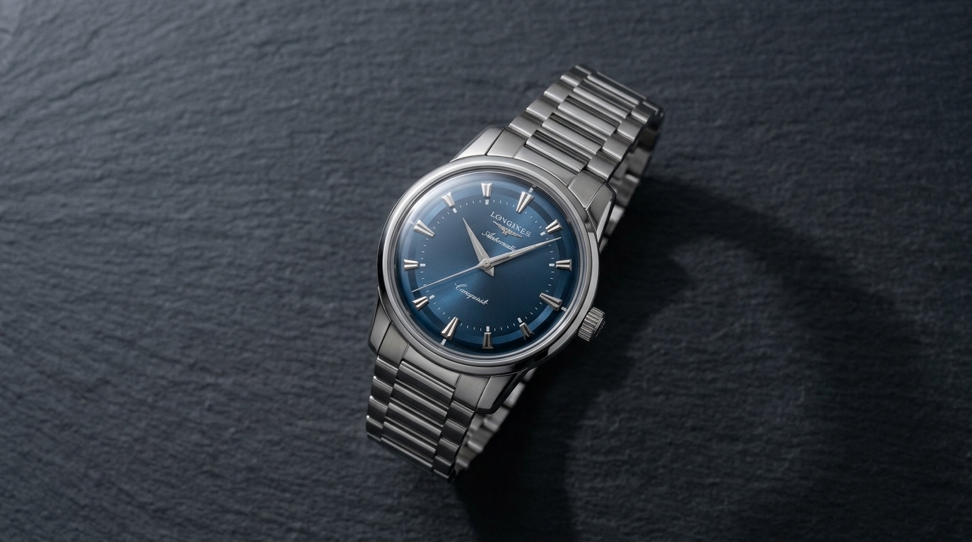 luxury mechanical watch detail