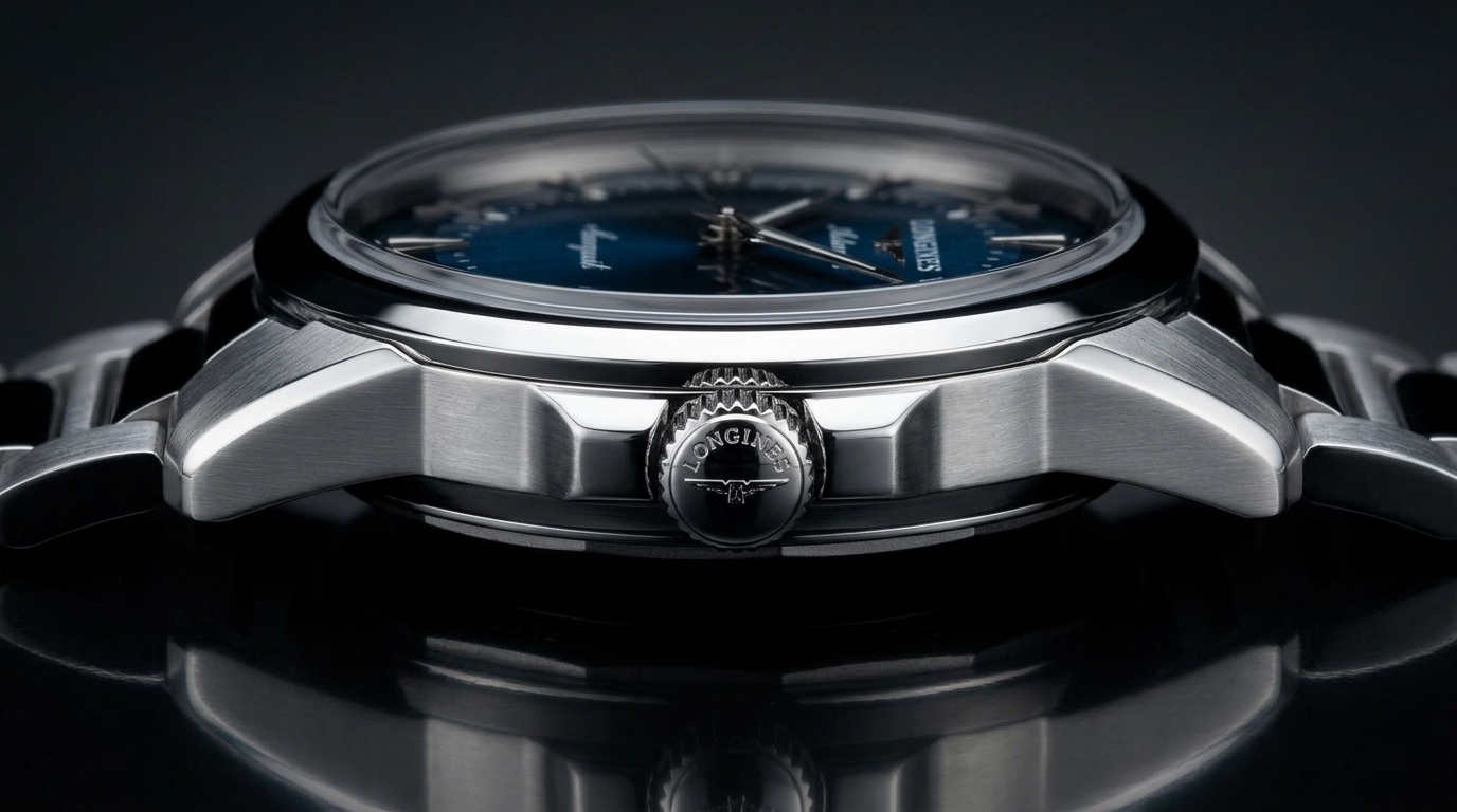 luxury mechanical watch detail
