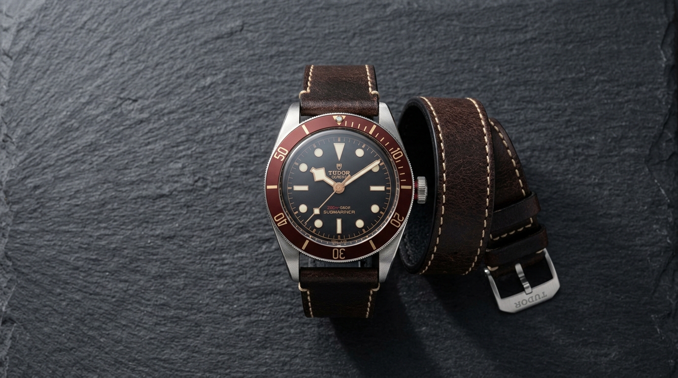 luxury mechanical watch detail