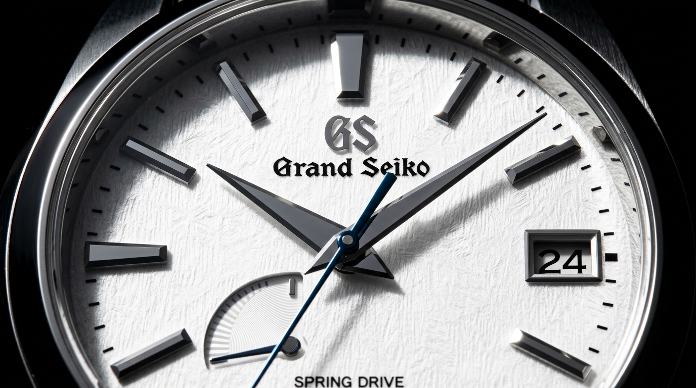 luxury mechanical watch detail