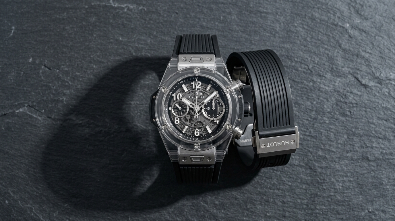 luxury mechanical watch detail