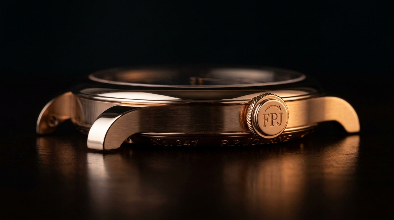 luxury mechanical watch detail