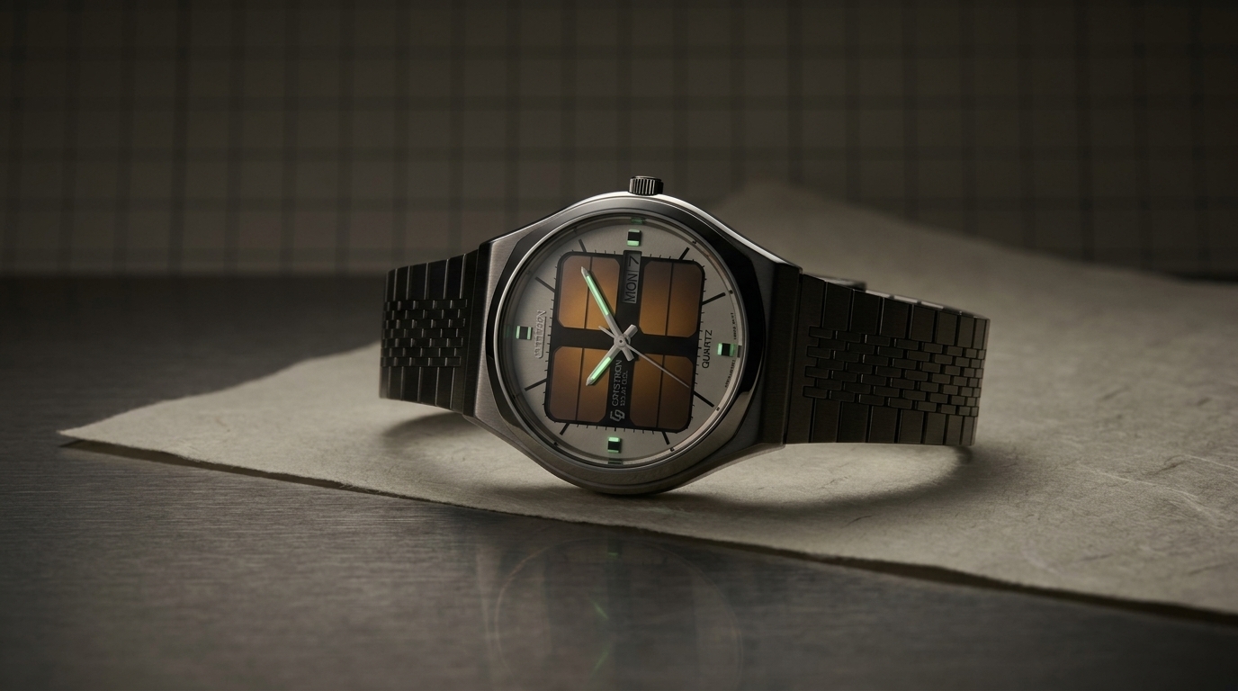 luxury mechanical watch detail
