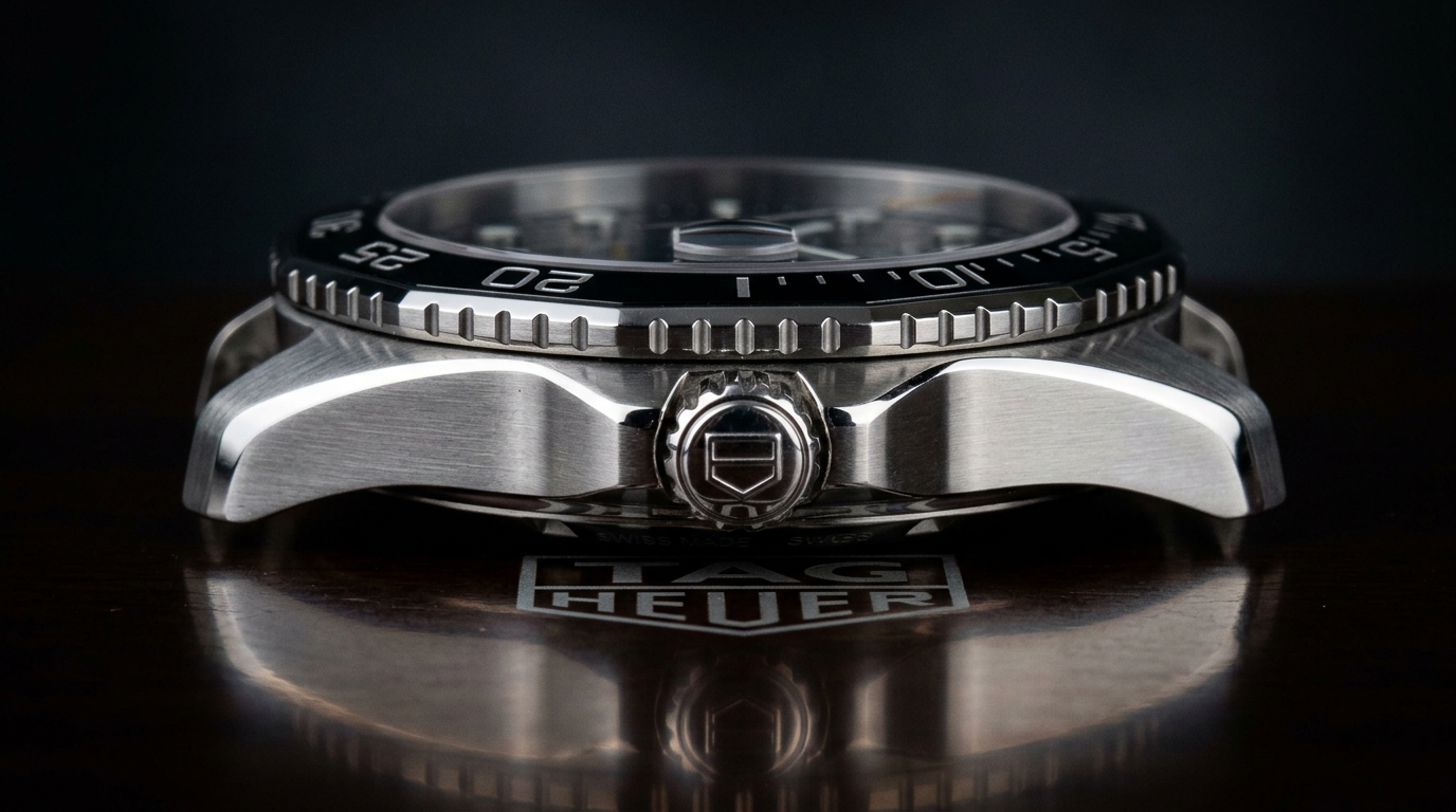 luxury mechanical watch detail
