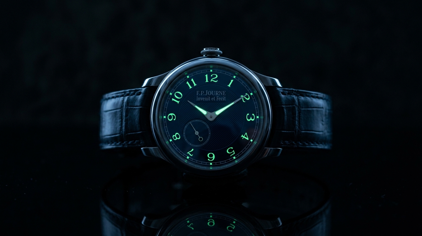luxury mechanical watch detail