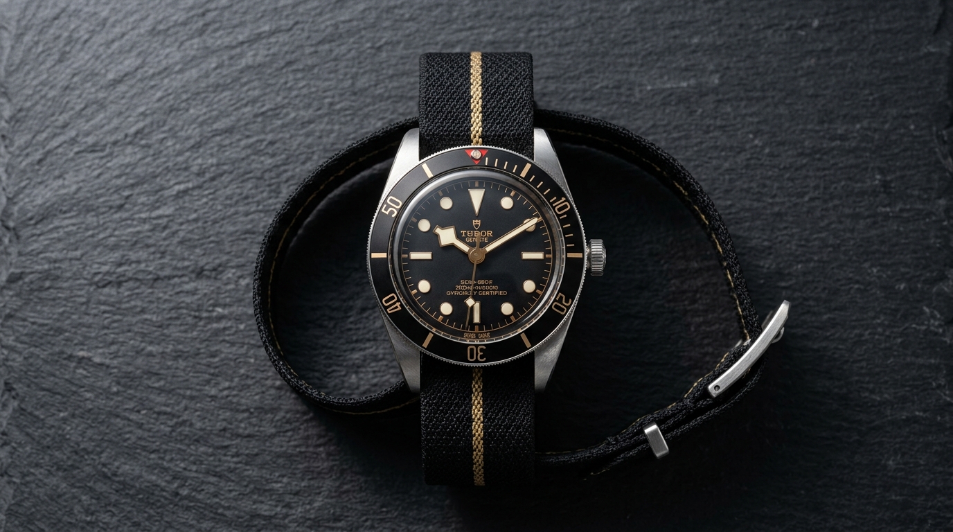 luxury mechanical watch detail