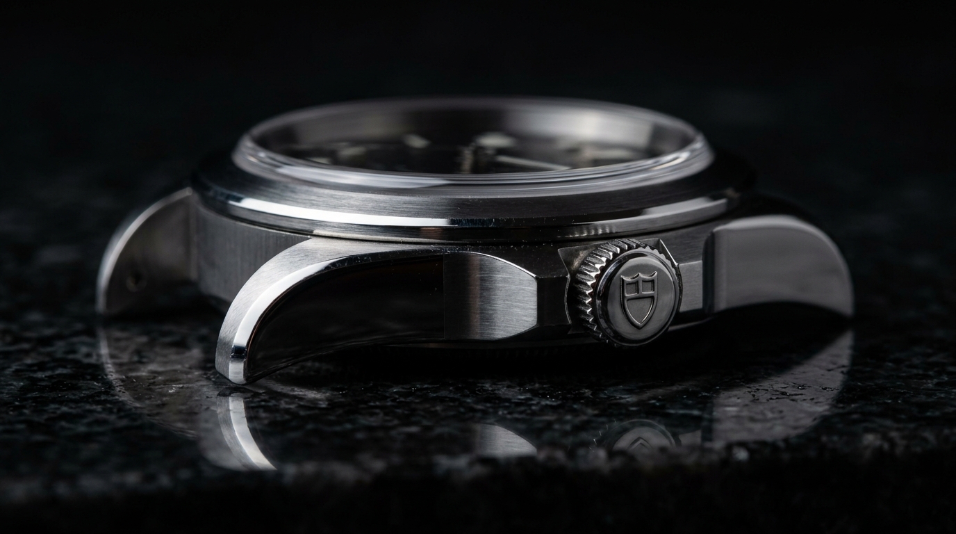 luxury mechanical watch detail