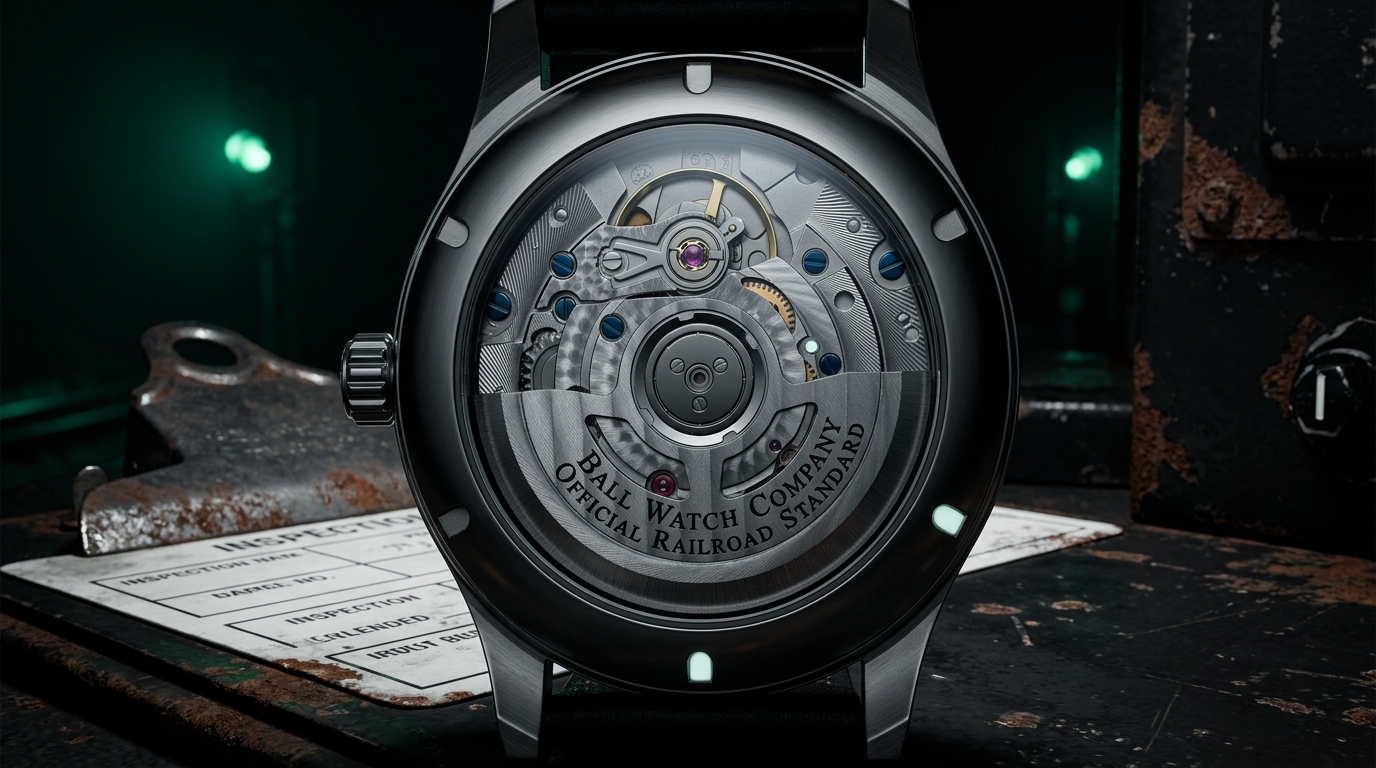 luxury mechanical watch detail