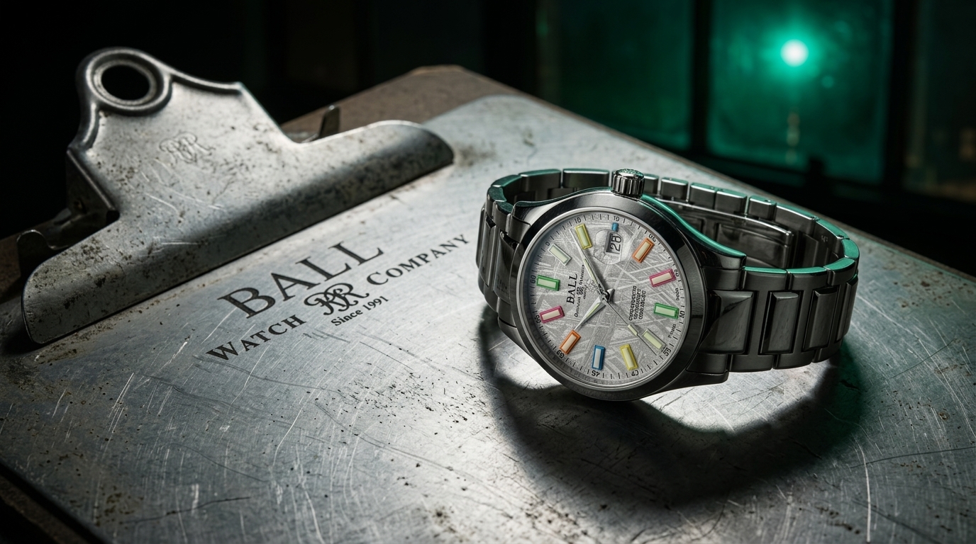 luxury mechanical watch detail