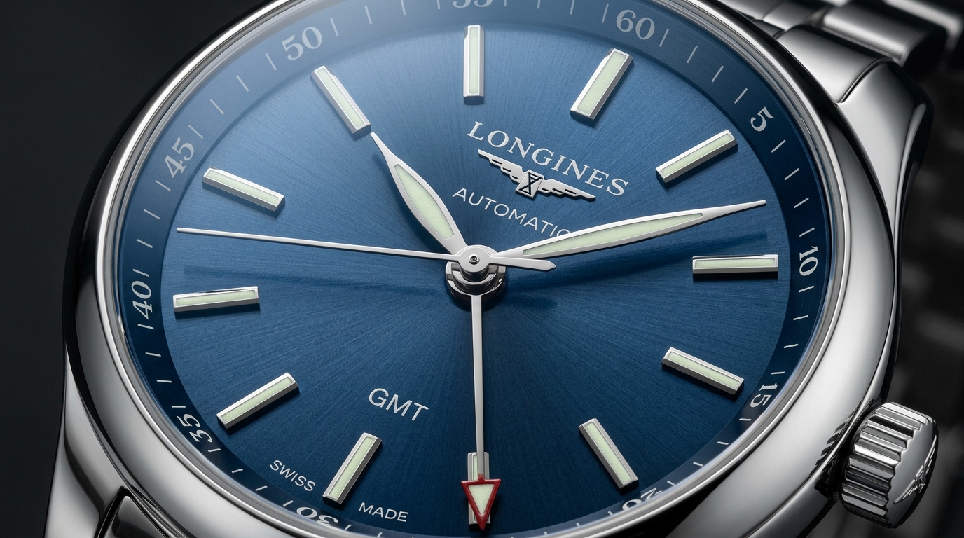 luxury mechanical watch detail