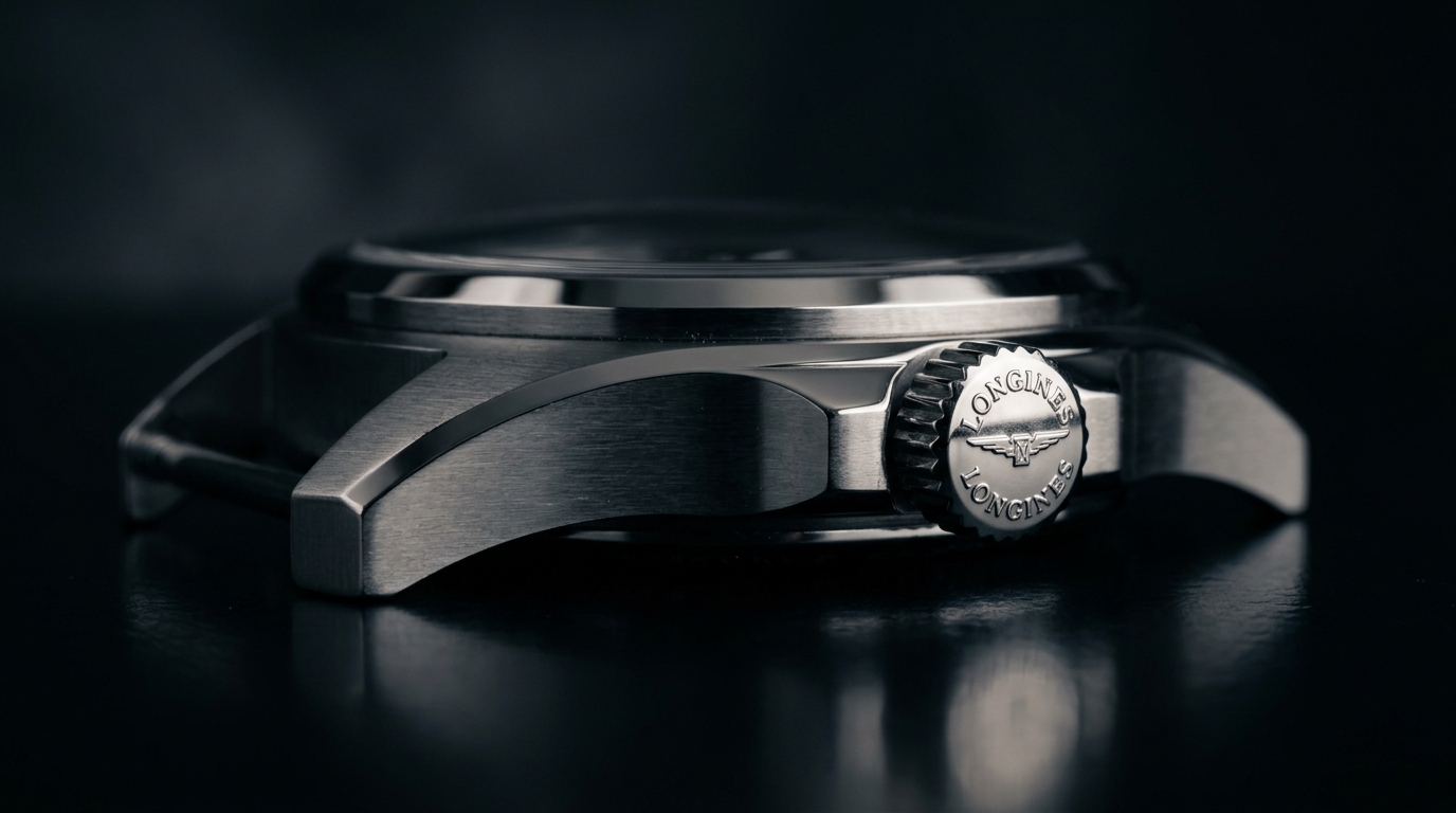 luxury mechanical watch detail