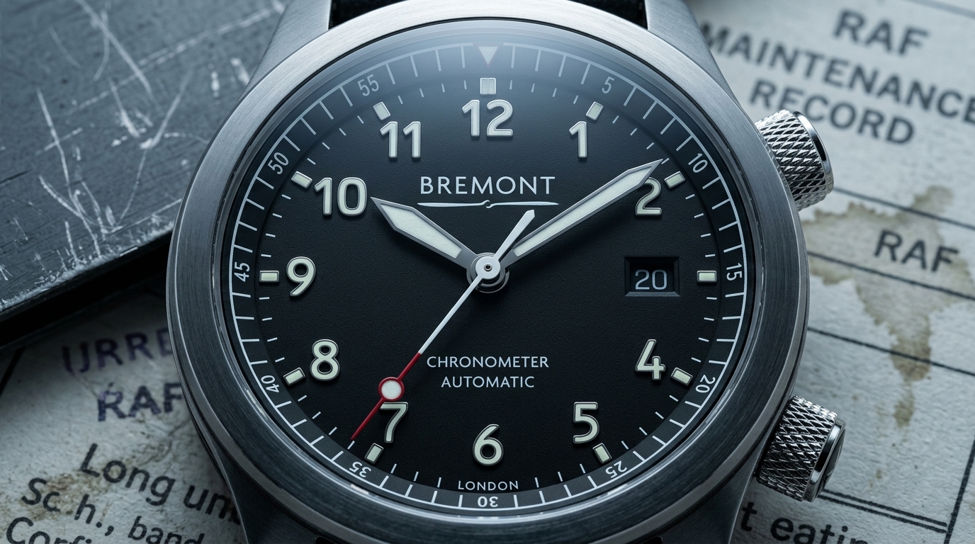 luxury mechanical watch detail