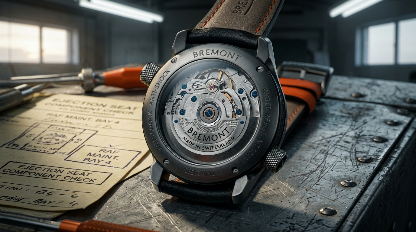 luxury mechanical watch detail