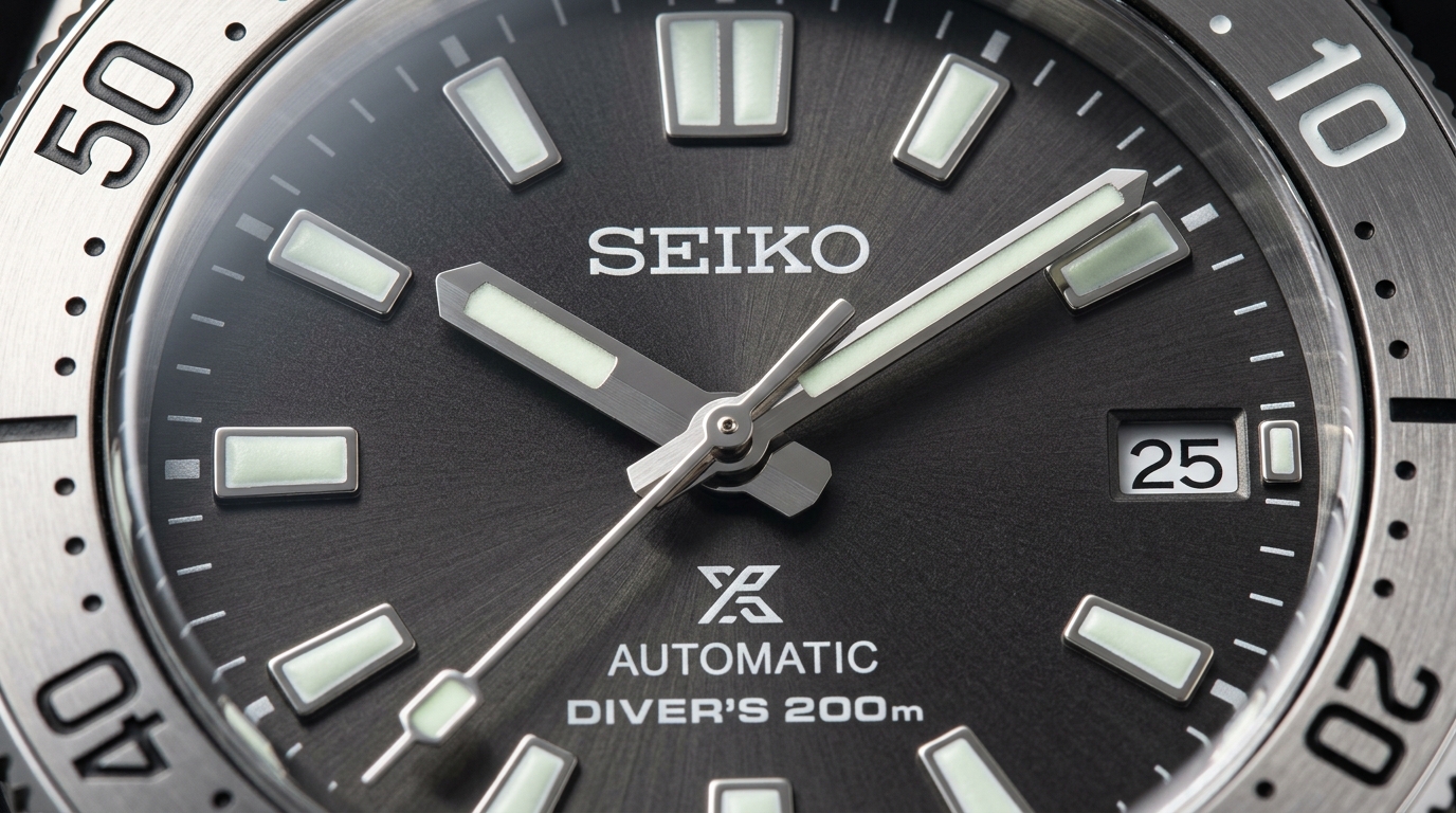 luxury mechanical watch detail
