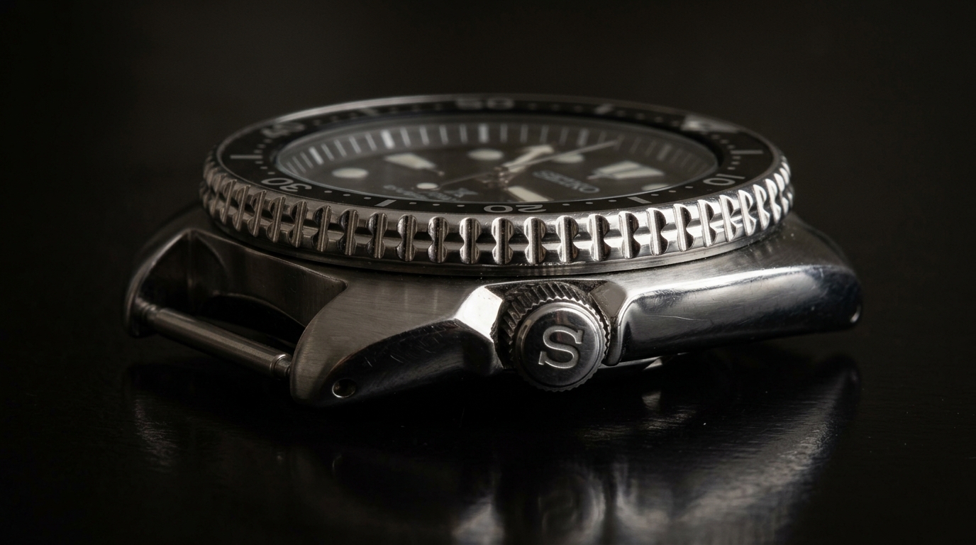 luxury mechanical watch detail
