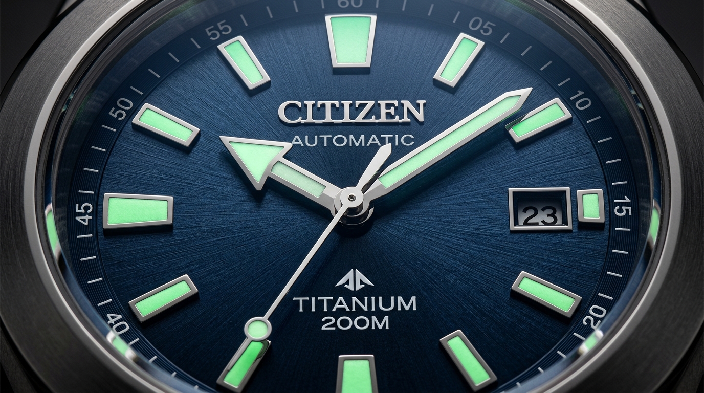 luxury mechanical watch detail