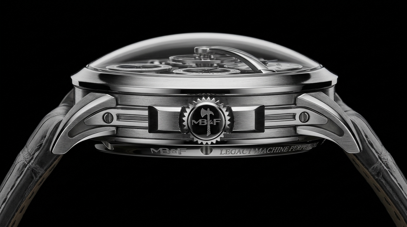 luxury mechanical watch detail
