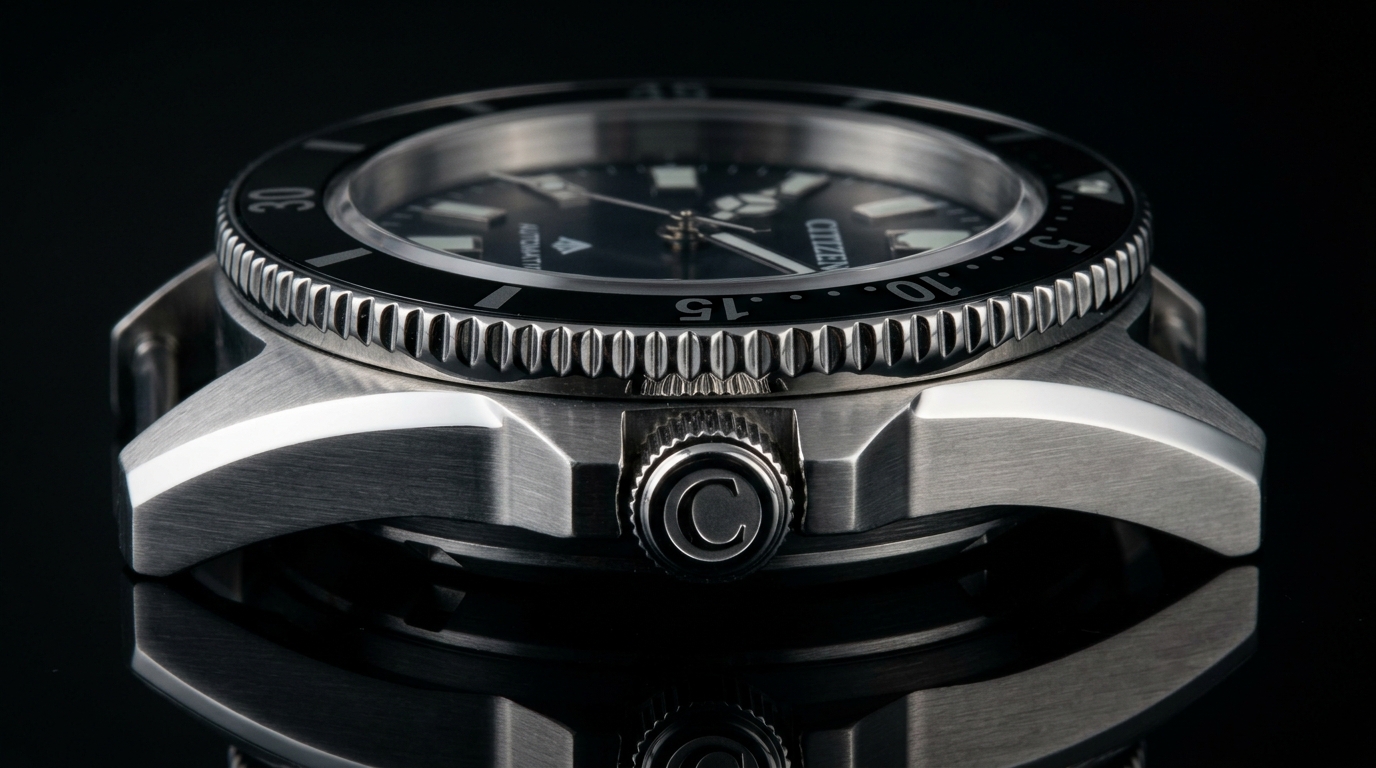 luxury mechanical watch detail