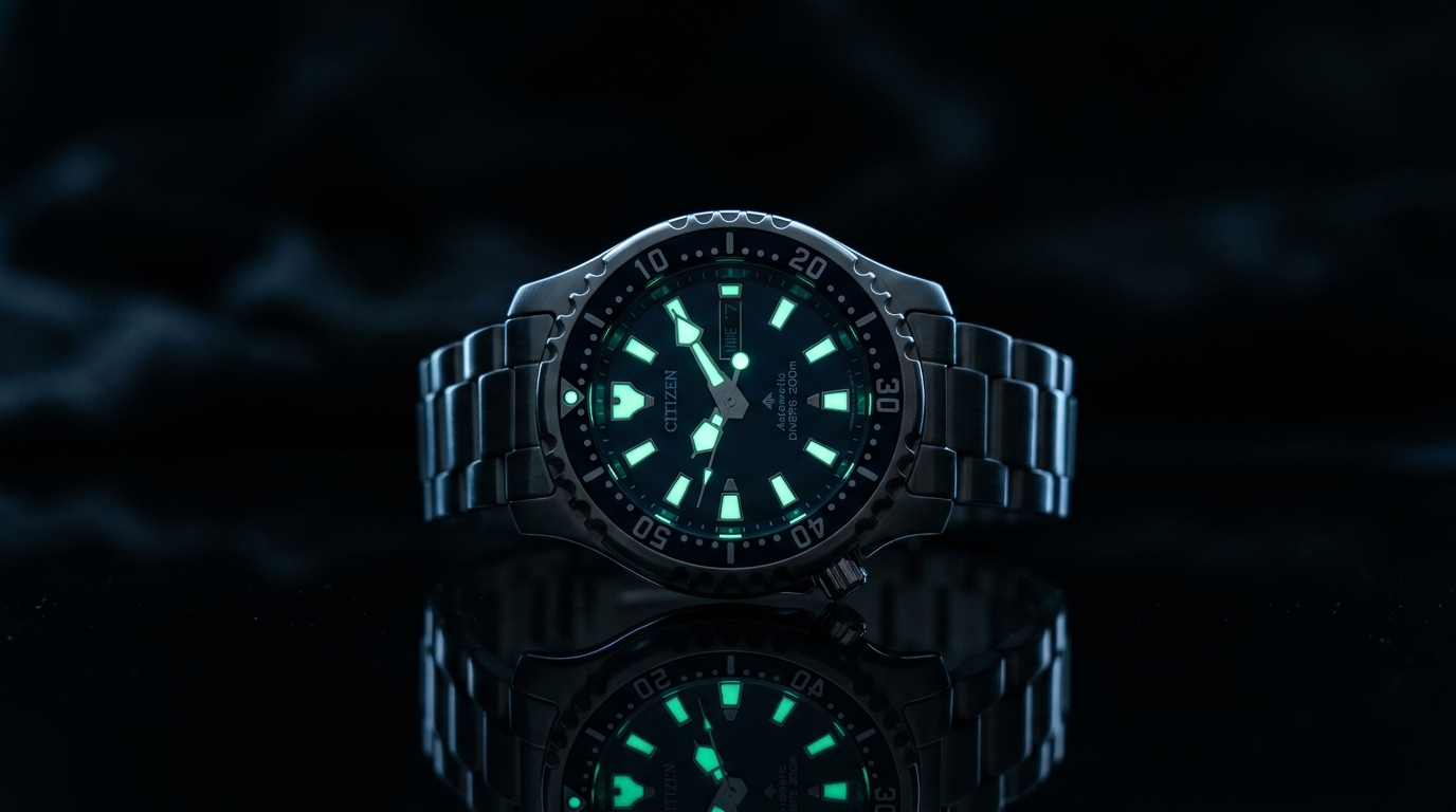 luxury mechanical watch detail