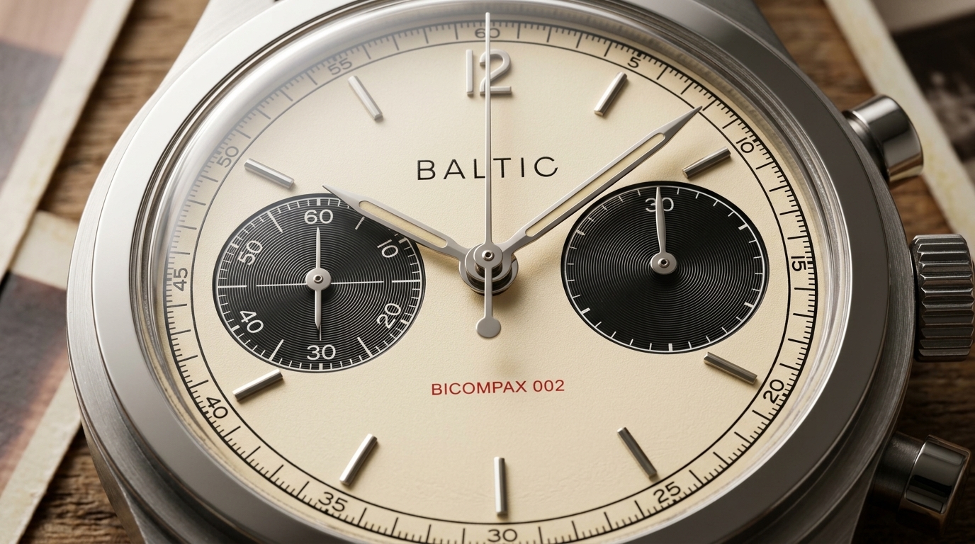 luxury mechanical watch detail