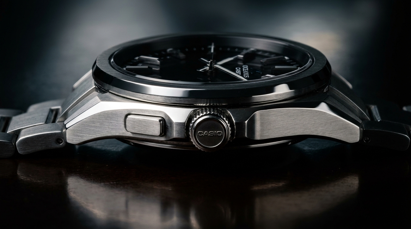 luxury mechanical watch detail