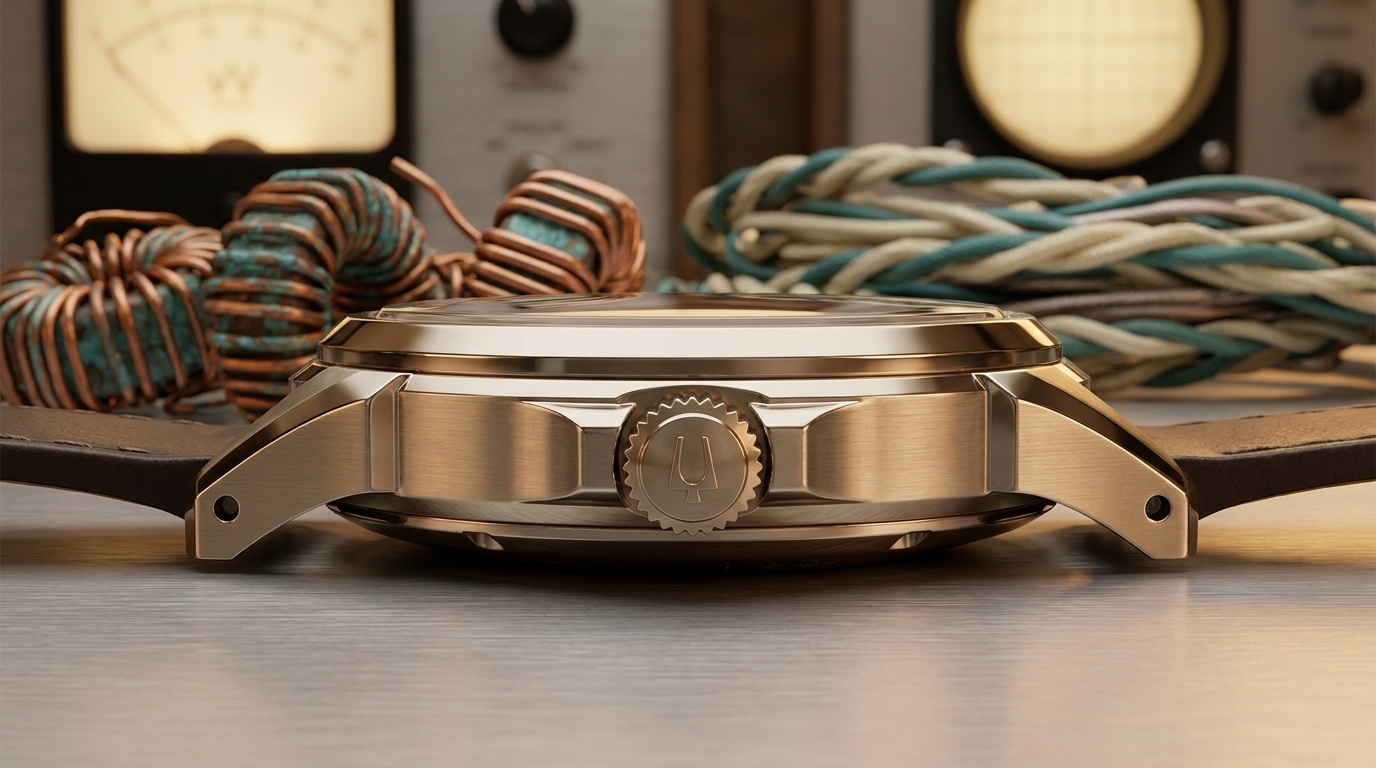 luxury mechanical watch detail