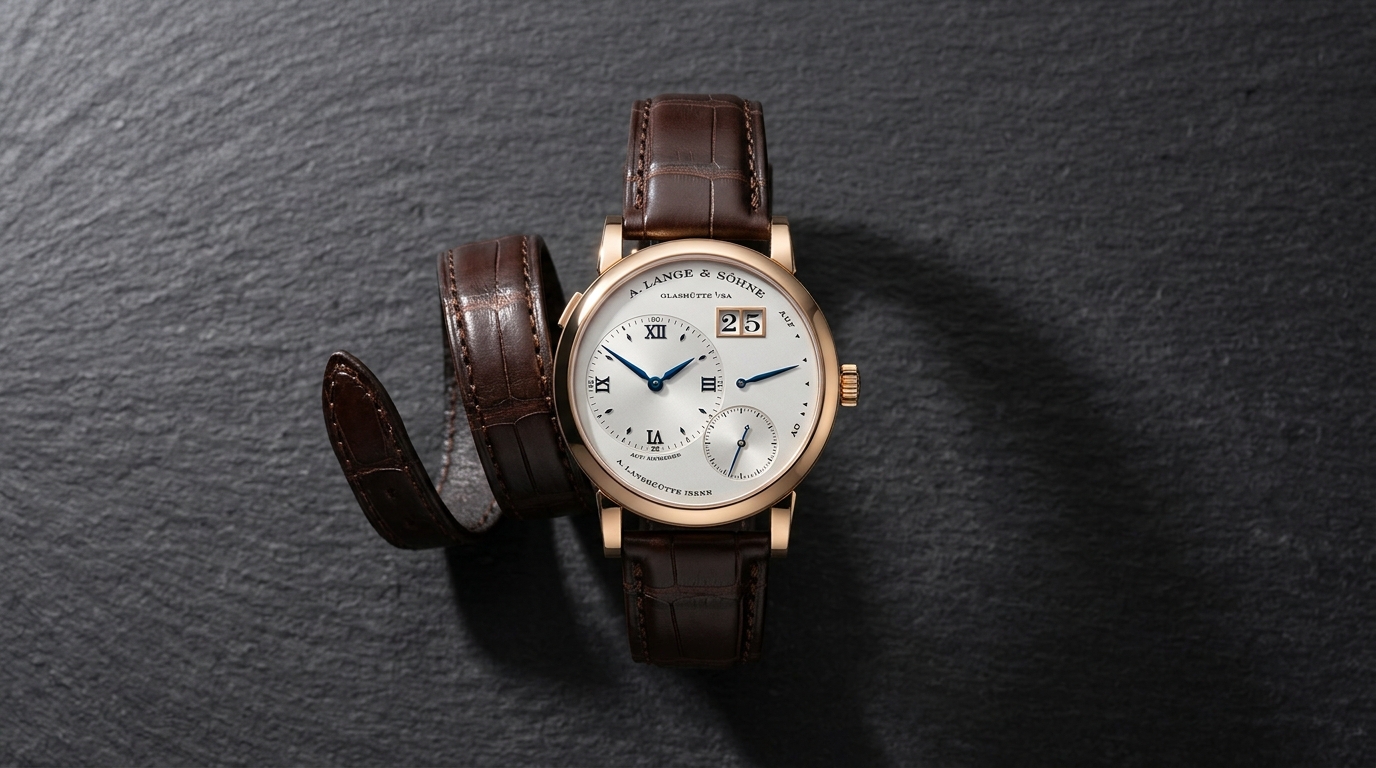 luxury mechanical watch detail