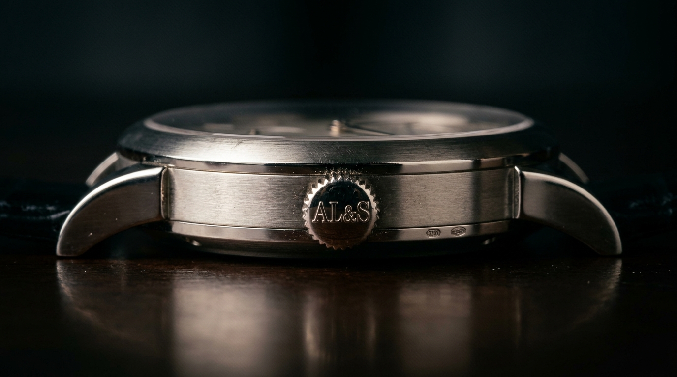 luxury mechanical watch detail