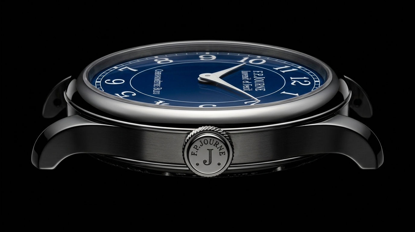 luxury mechanical watch detail