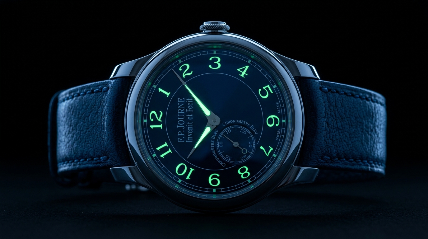 luxury mechanical watch detail