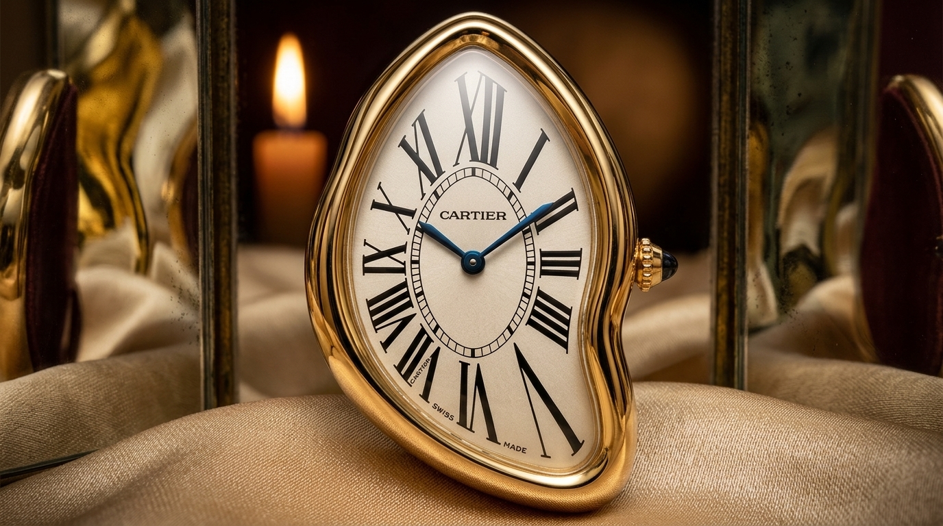 luxury mechanical watch detail