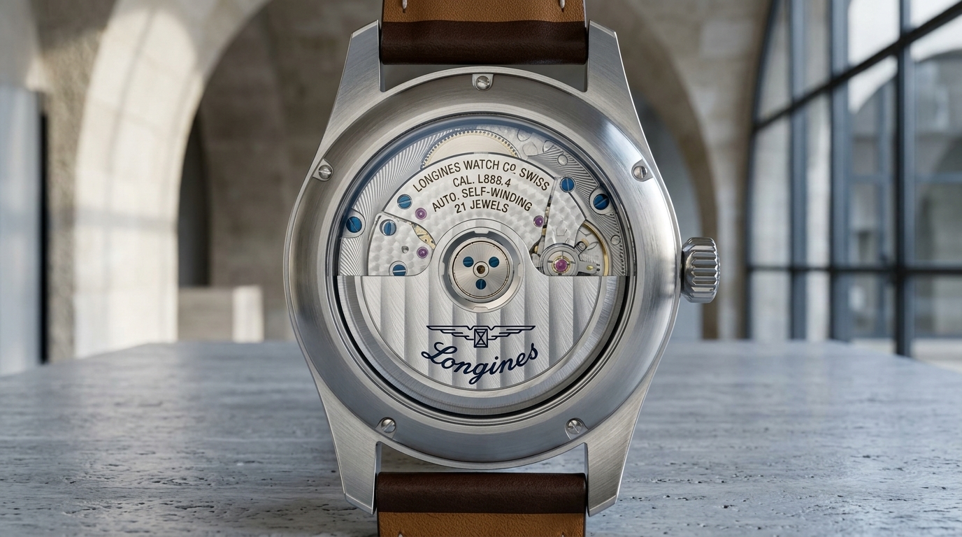 luxury mechanical watch detail