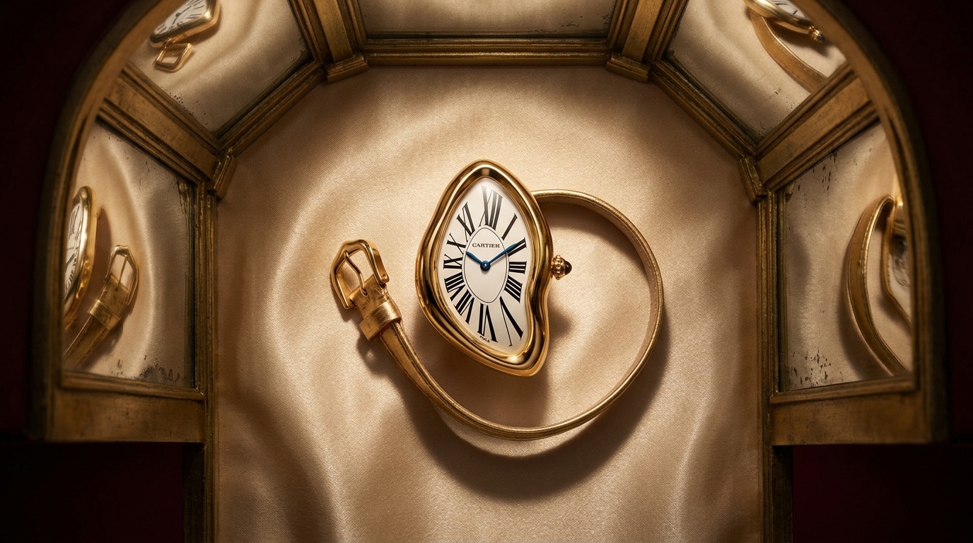 luxury mechanical watch detail