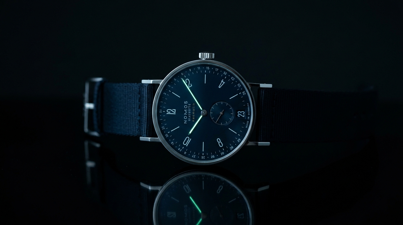 luxury mechanical watch detail