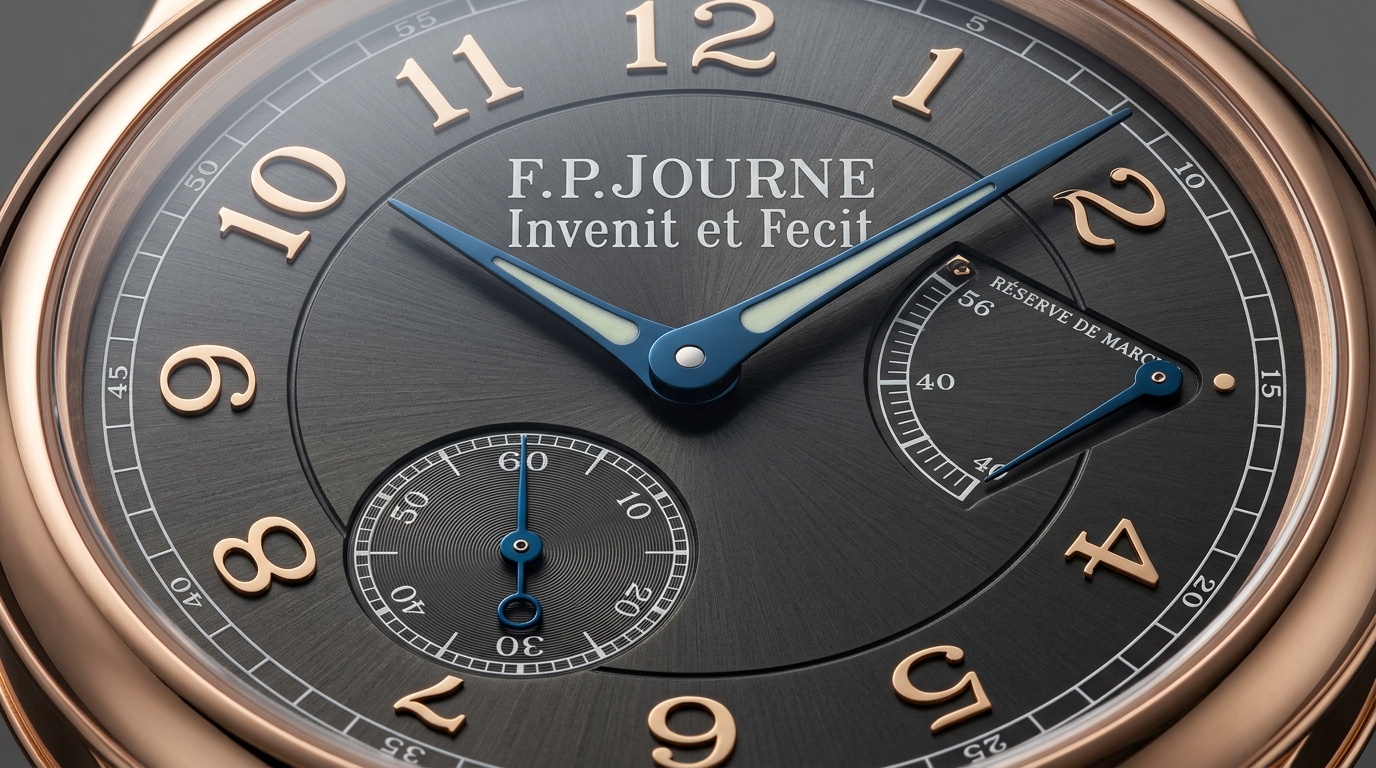 luxury mechanical watch detail