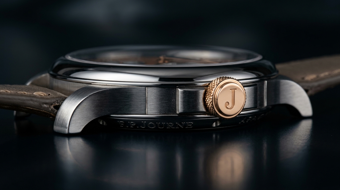 luxury mechanical watch detail