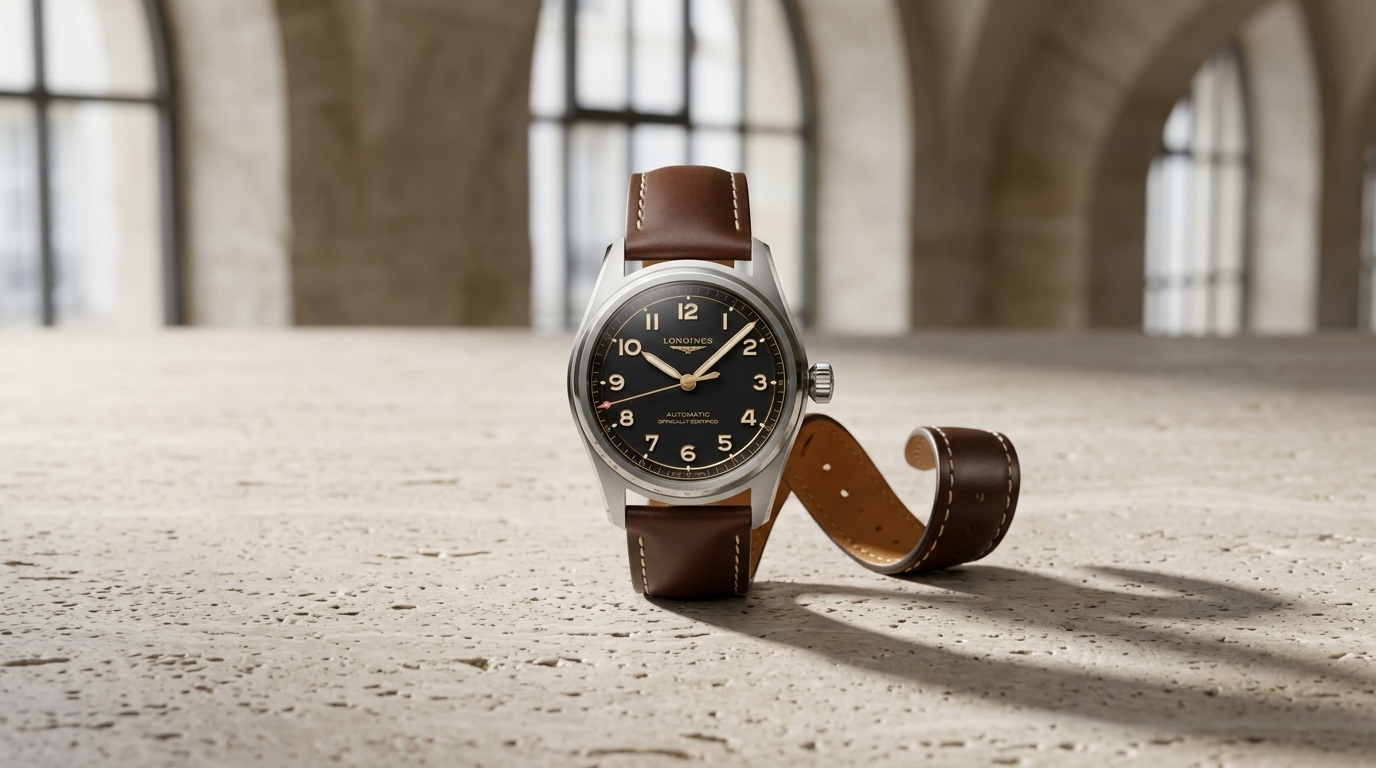 luxury mechanical watch detail