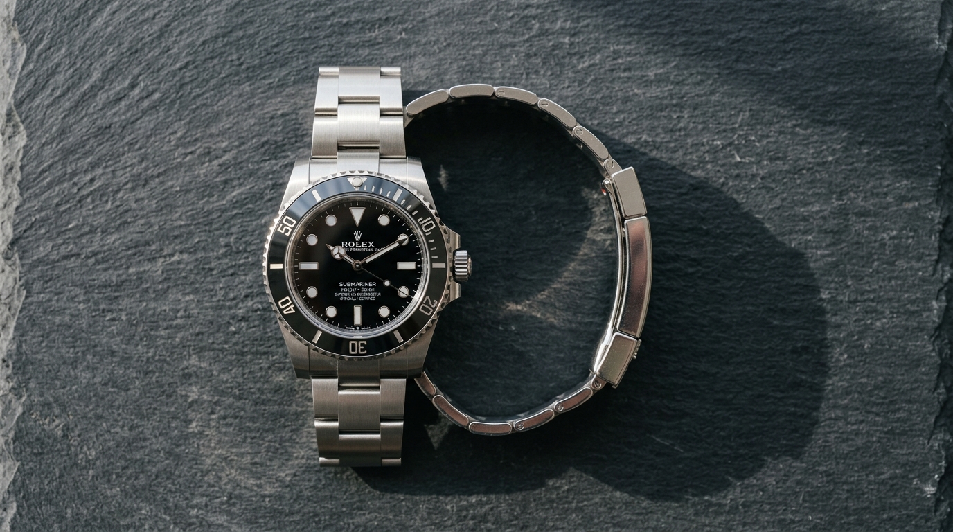 luxury mechanical watch detail