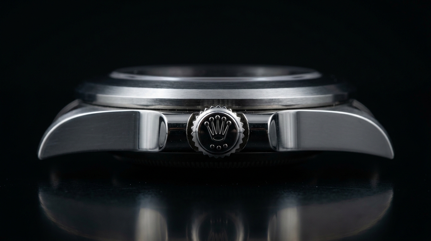 luxury mechanical watch detail