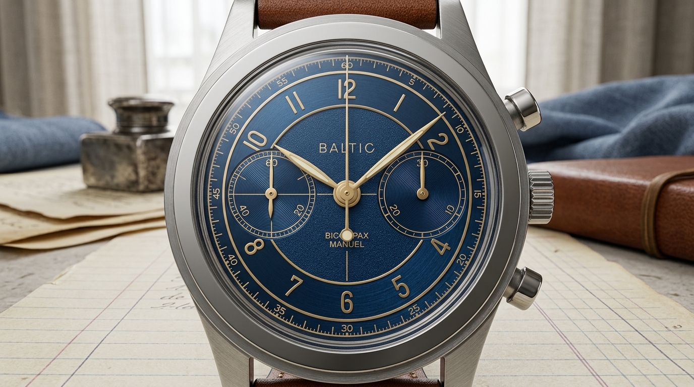 luxury mechanical watch detail